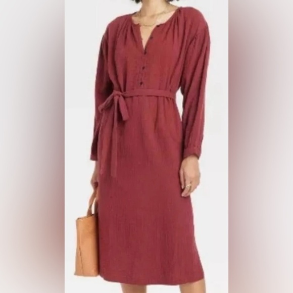 Super cute Universal thread 100% cotton shirt dress - Picture 9 of 11